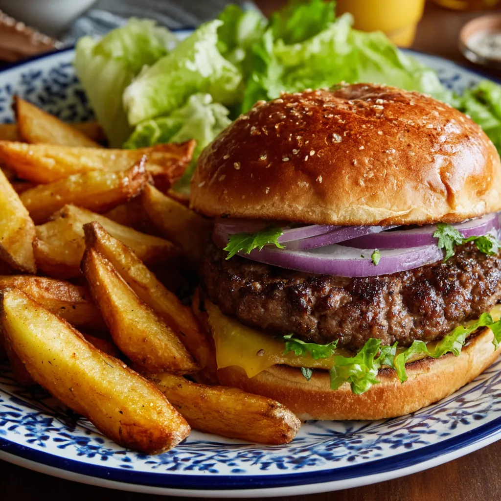 Joanna Gaines Burgers and Fries Recipe