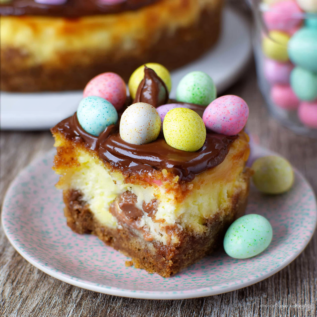 Baked Mini Egg Cheesecake Recipe