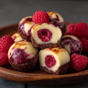 Keto Raspberry Cheesecake Bites in 7 Easy Steps 14 Keto Raspberry Cheesecake Bites