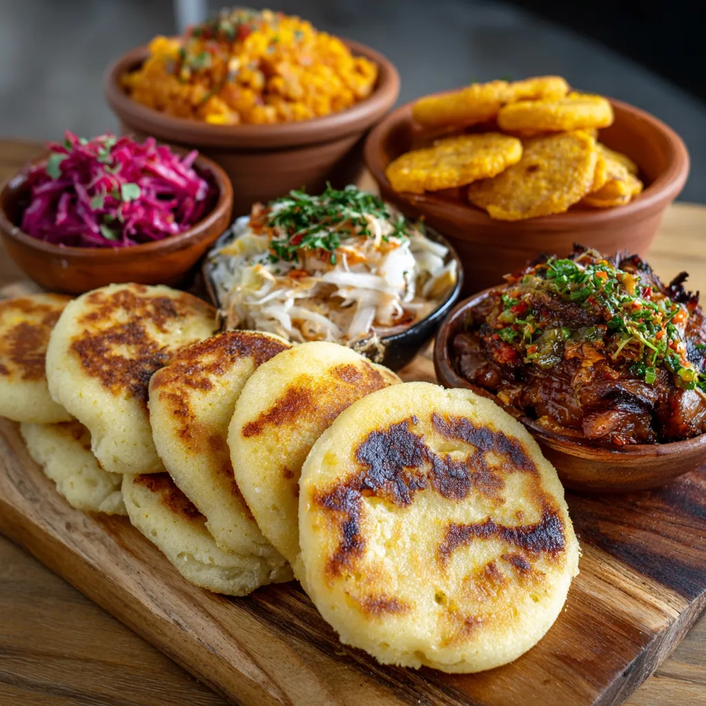 Puerto Rican arepas ingredients