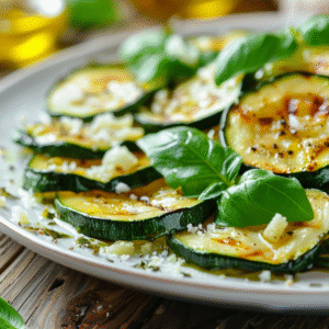zucchini and basil in the spotlight