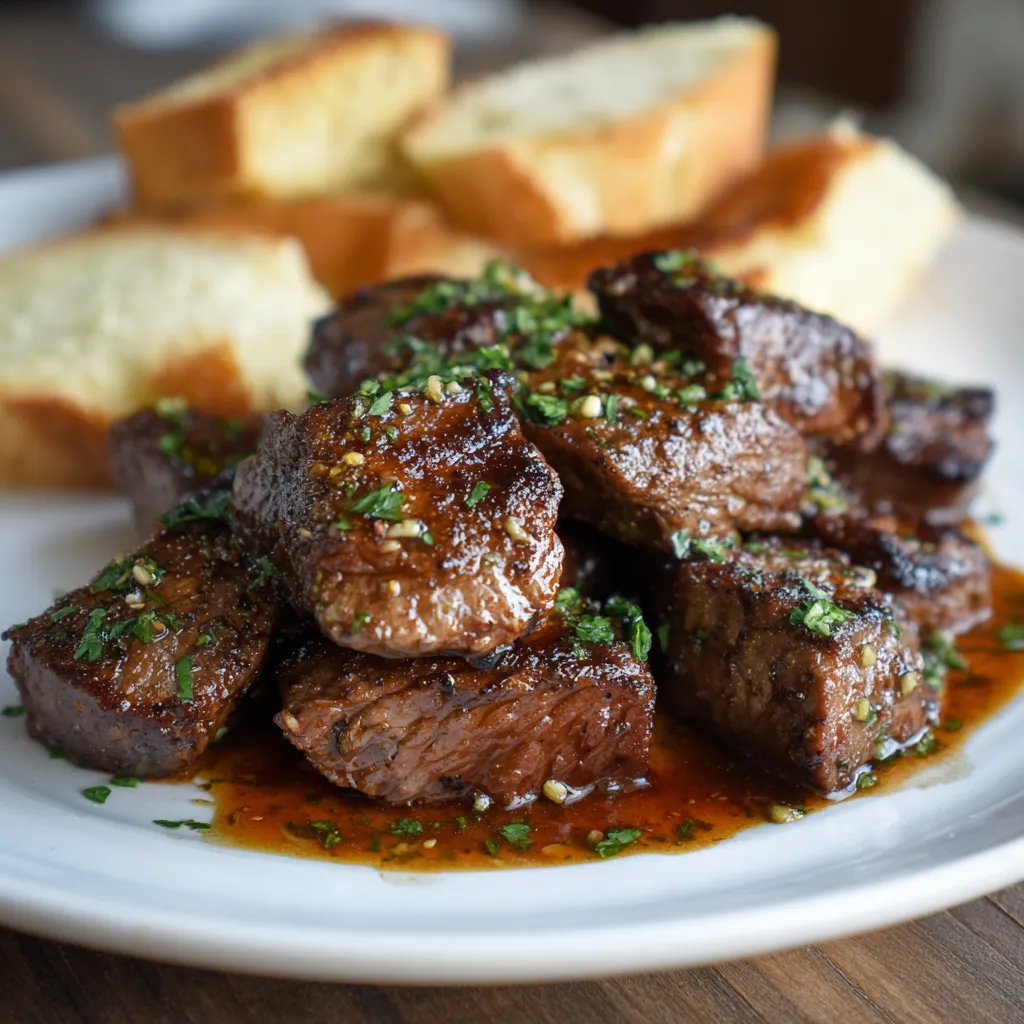 Cowboy Butter Steak Bites recipe