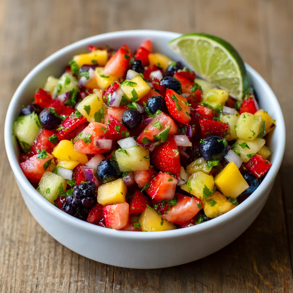 Easy Fresh Fruit Salsa Recipe