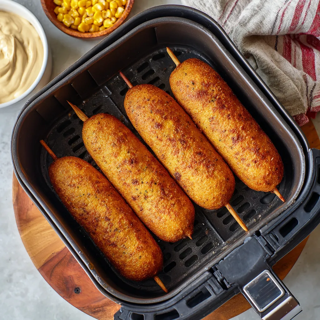 air fryer corn dogs