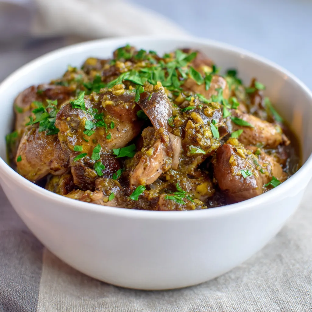 Slow Cooker AIP Chicken Gizzard Recipe