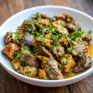 Slow Cooker AIP Chicken Gizzard Recipe