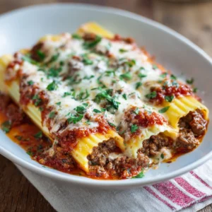 easy recipe for manicotti with meat​